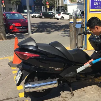 Secador de motos con aire a presión